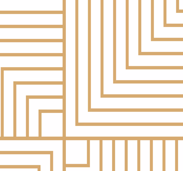 Carta da parati geometrica labirinto geometrico - TenStickers