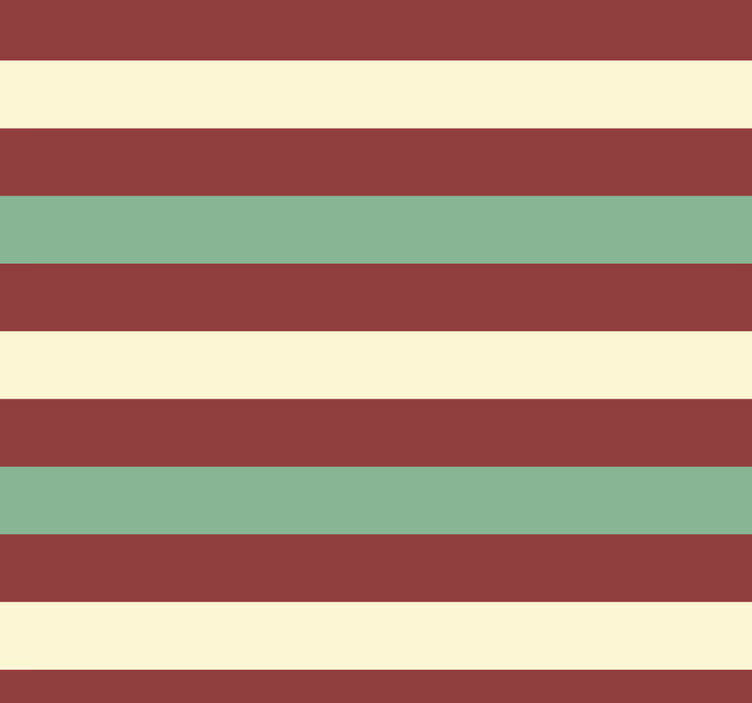 Carta da parati a righe orizzontali colorate - TenStickers