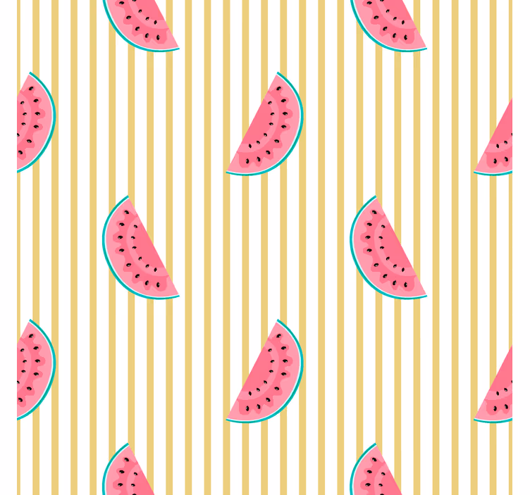 carta da parati cucina fette di anguria - TenStickers