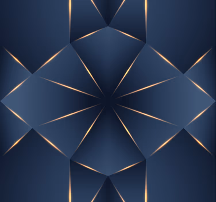 Carta da parati 3d Figure geometriche 3d - TenStickers