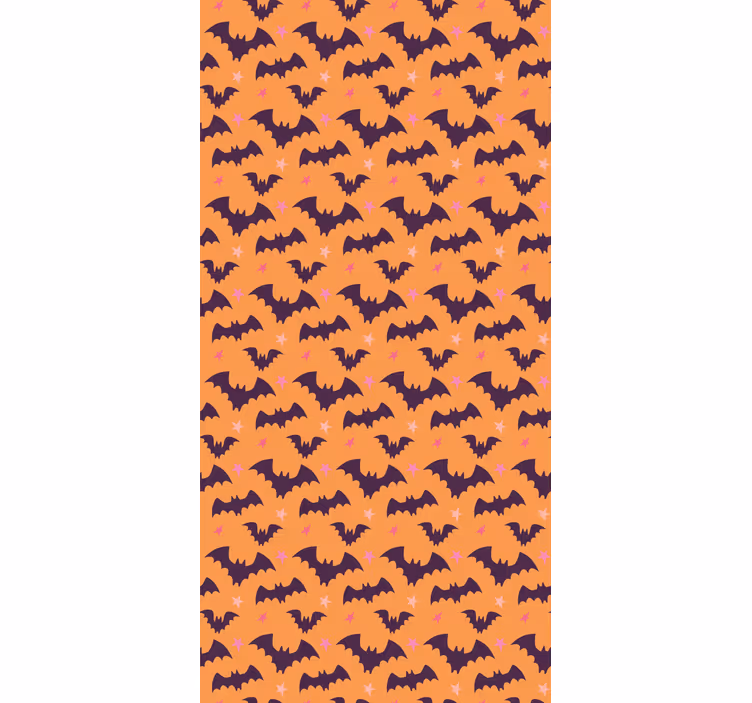 Carta da parati Halloween modello di pipistrello - TenStickers