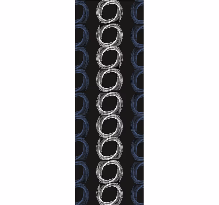 Carta da parati astratta modelli circolari - TenStickers