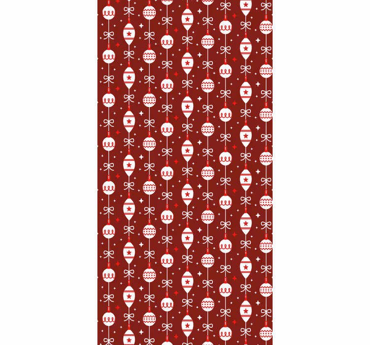 Carta da parati natalizia motivo festivo del teschio - TenStickers