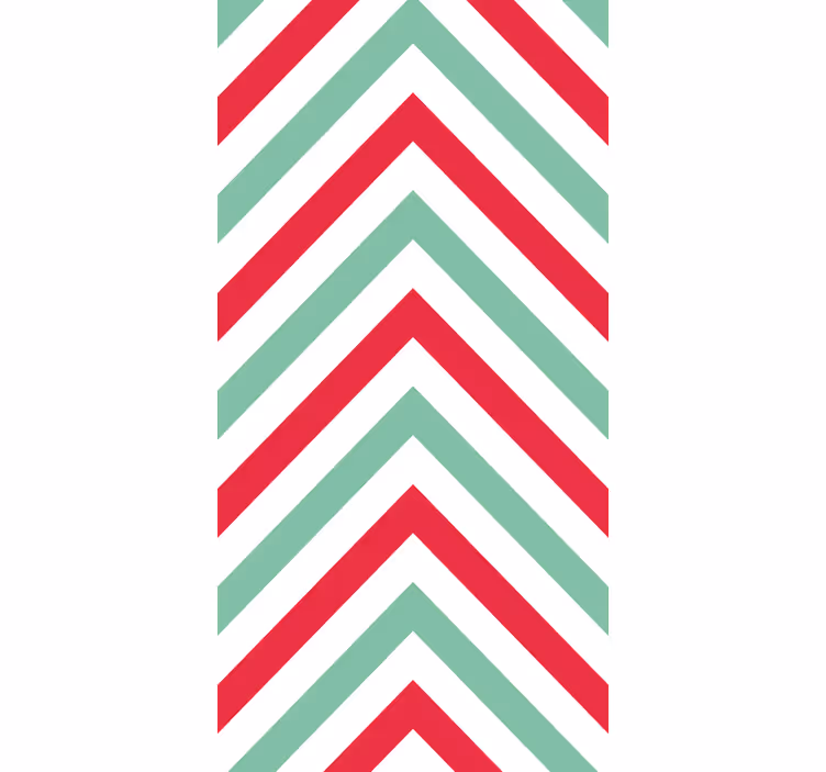 Carta da parati geometrica motivo a zigzag chevron - TenStickers