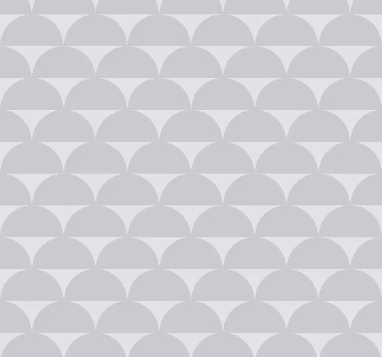 Carta da parati geometrica motivo smerlato - TenStickers
