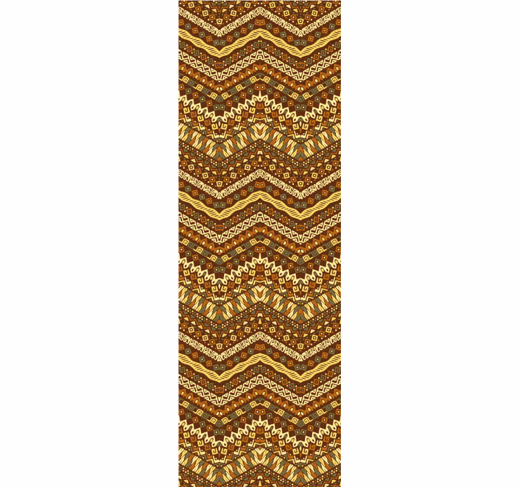 Carta da parati ornamentale intricato motivo tribale - TenStickers