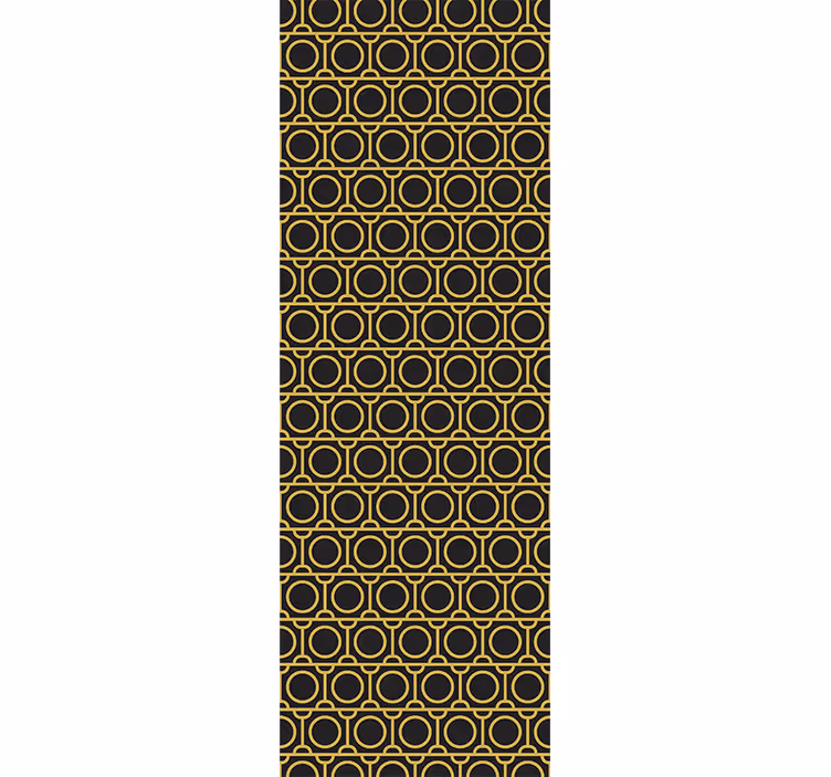 Carta da parati geometrica anelli geometrici - TenStickers
