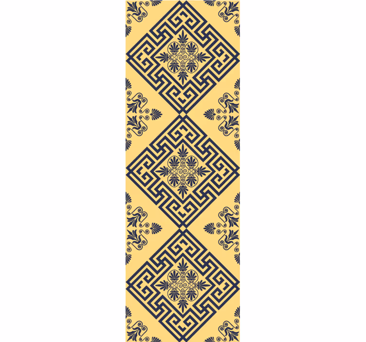 Carta da parati effetto piastrelle piastrella geometrica - TenStickers