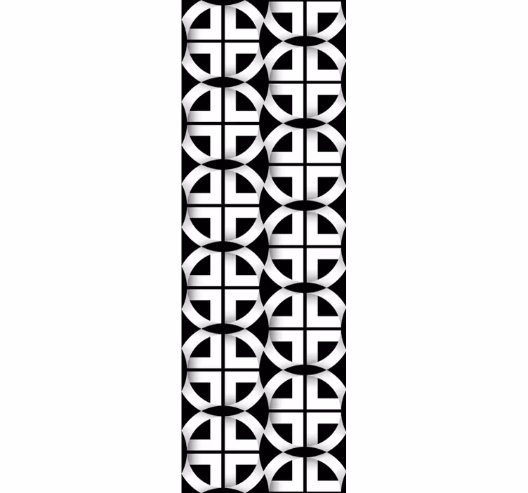 Carta da parati geometrica maglia circolare geometrica - TenStickers