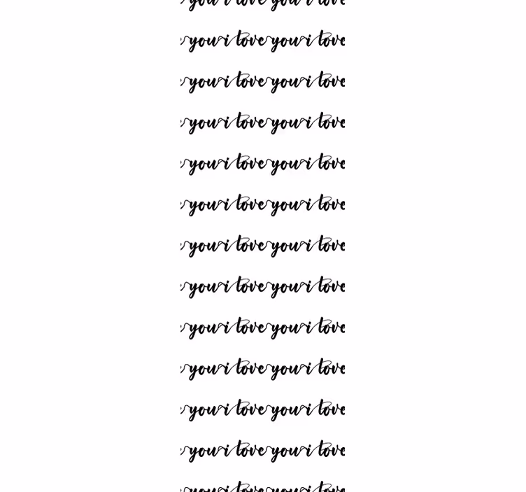 Carta da parati con scritte ama la tua vita - TenStickers