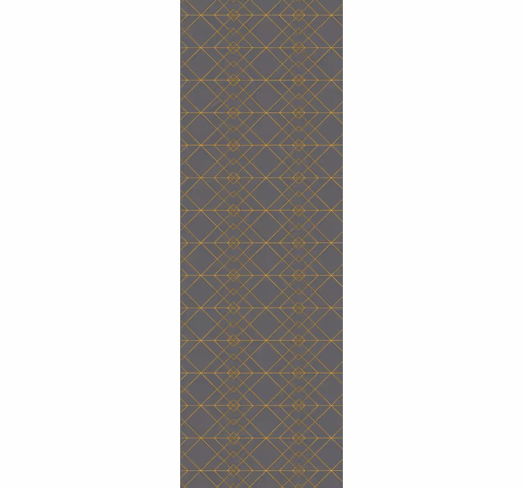 Carta da parati geometrica motivo a griglia geometrica - TenStickers