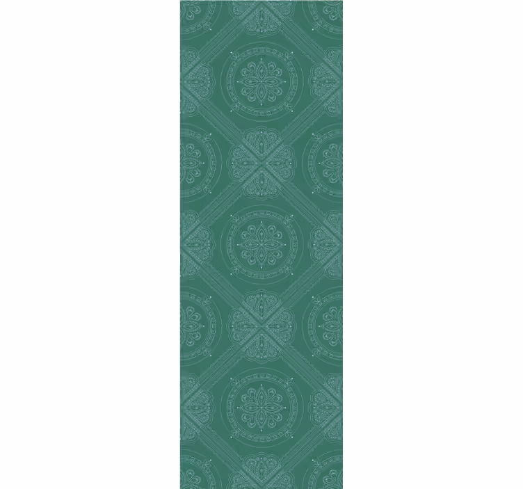 Carta da parati ornamentale medaglione ornato - TenStickers