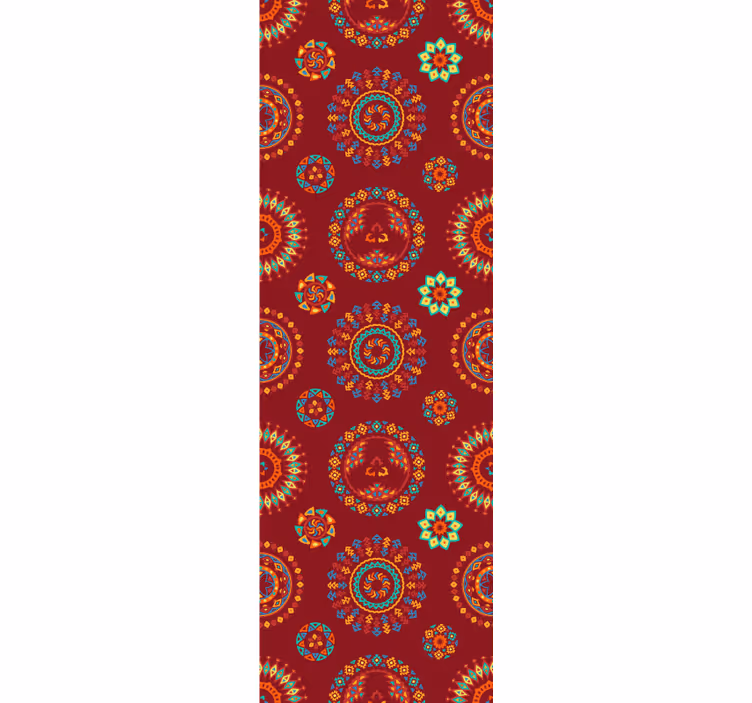 Carta da parati floreale motivo mandala ornato - TenStickers