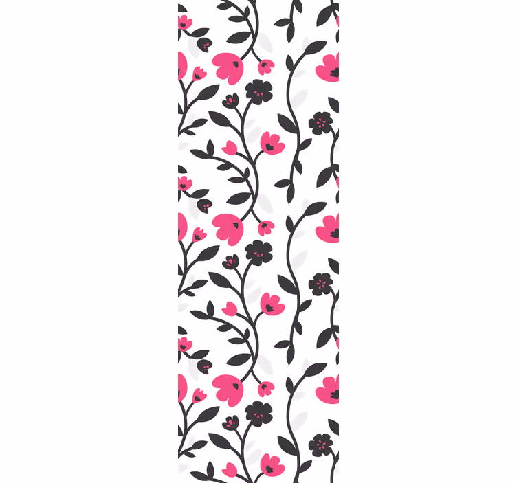 Carta da parati floreale modello di fiori floreali - TenStickers
