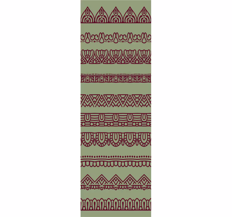 Carta da parati ornamentale motivi di bordo decorati - TenStickers