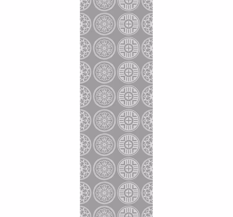 Carta da parati ornamentale medaglioni decorati - TenStickers