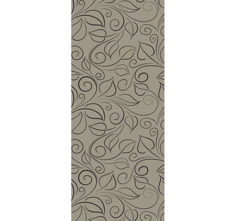 Carta da parati ornamentale eleganti vortici - TenStickers
