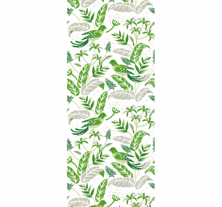 Carta da parati foglie motivo botanico - TenStickers
