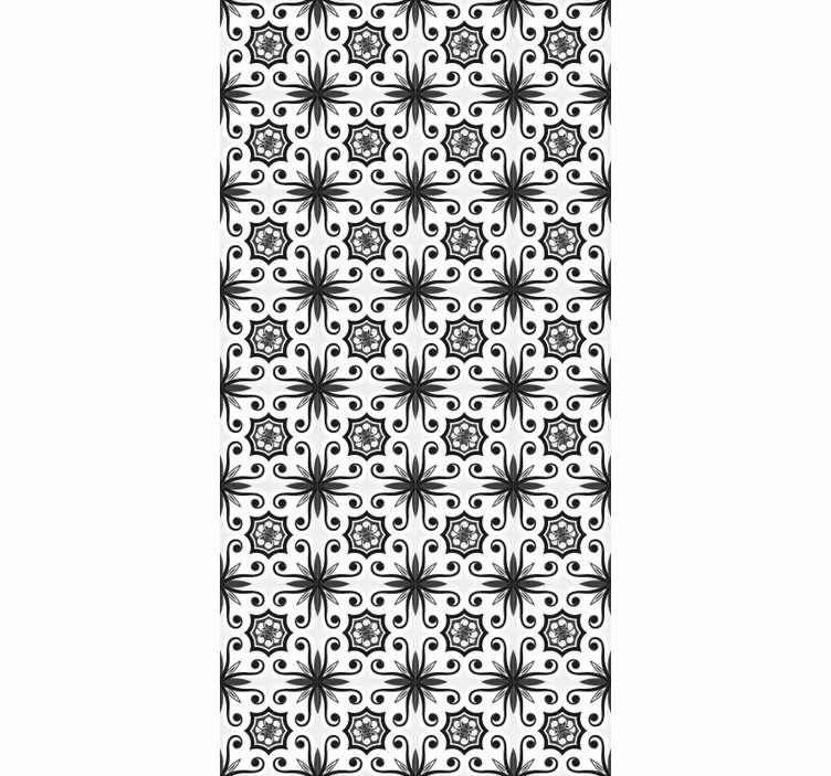 Carta da parati effetto piastrelle motivo decorativo - TenStickers