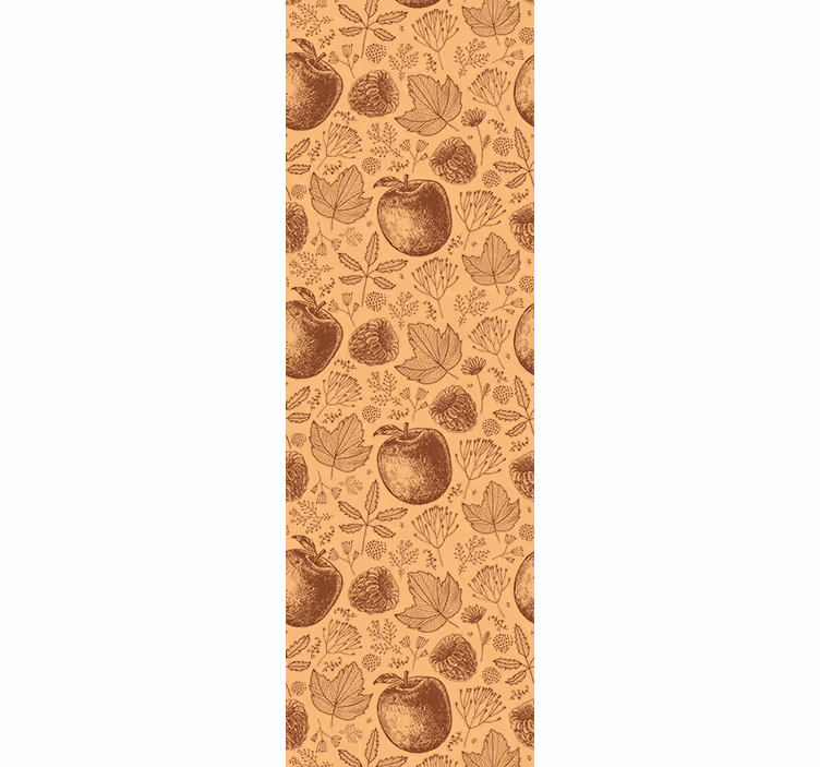 Carta da parati natura motivo fogliame autunnale - TenStickers
