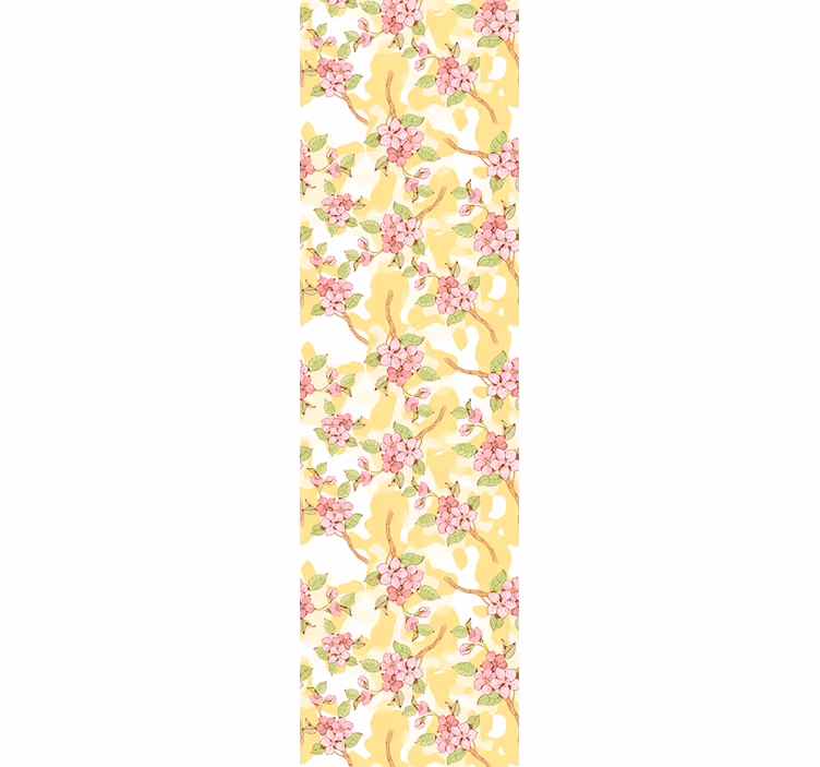 Carta da parati floreale cascata floreale - TenStickers