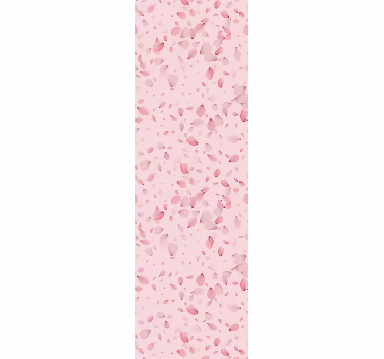 Carta da parati rosa cascata di petali rosa - TenStickers