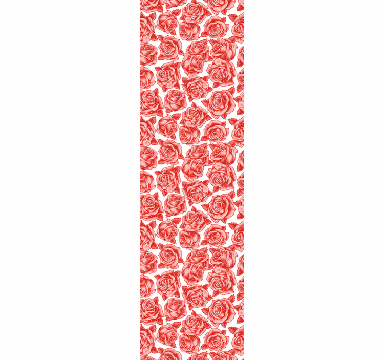 Carta da parati floreale eleganza del motivo rosa - TenStickers