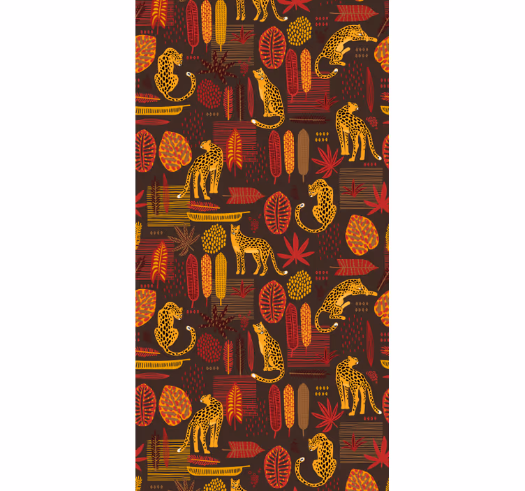 Carta da parati animali motivo safari africano - TenStickers