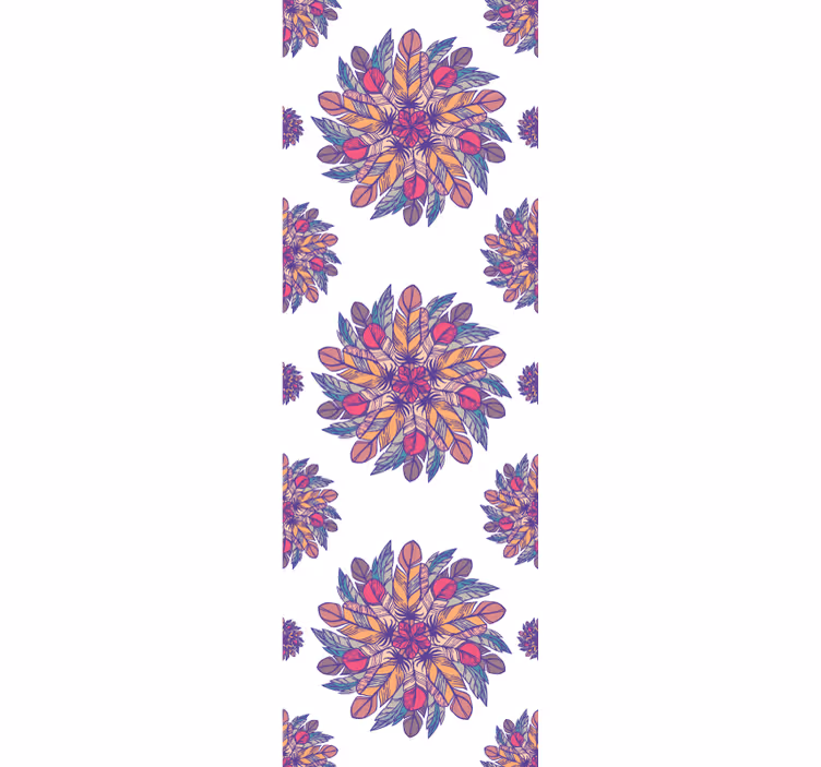 Carta da parati floreale motivo floreale scoppiato - TenStickers