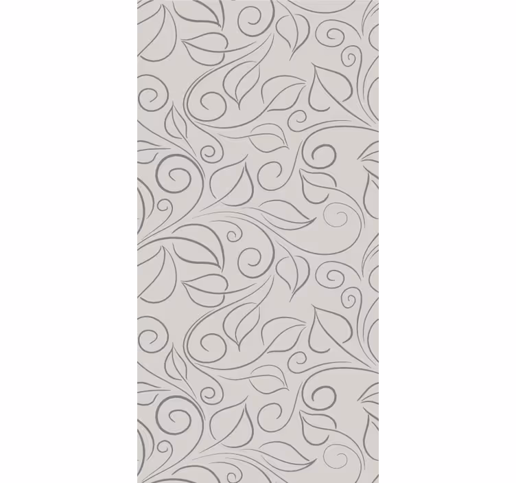 Carta da parati foglie fogliame ornamentale - TenStickers