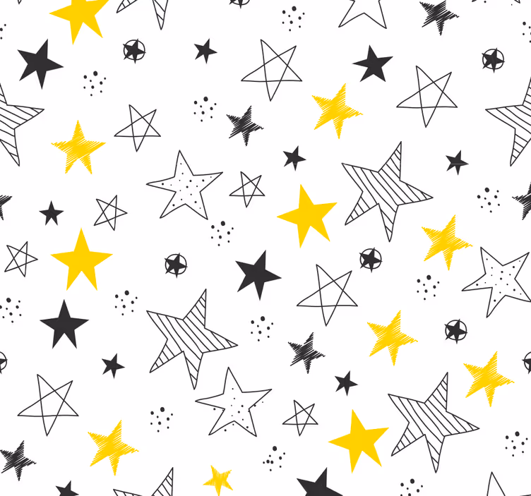 Carta da parati stelle rock and roll - TenStickers