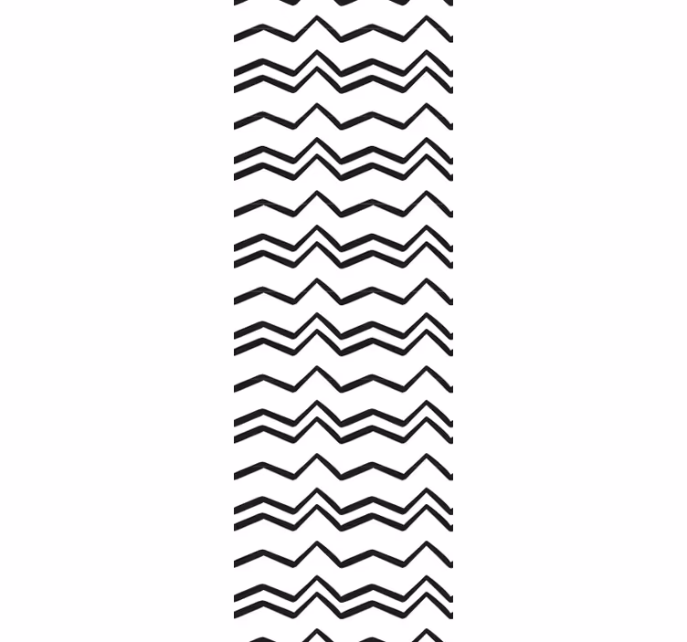 Carta da parati geometrica zigzag geometrico - TenStickers