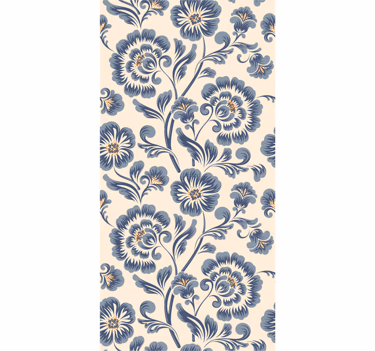Carta da parati floreale eleganza floreale decorata - TenStickers