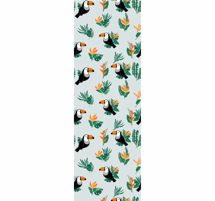 Carta da parati animali design di tucani tropicali - TenStickers