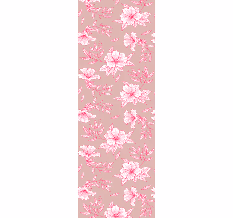 Carta da parati floreale esposizione di fiori floreali - TenStickers