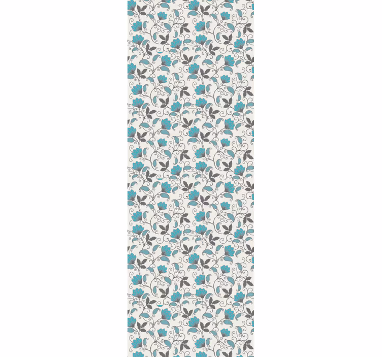 Carta da parati floreale ispirazione per piastrelle floreali - TenStickers