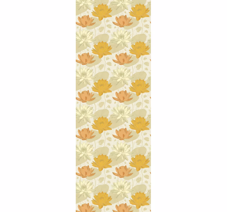 Carta da parati floreale modello di composizione floreale - TenStickers
