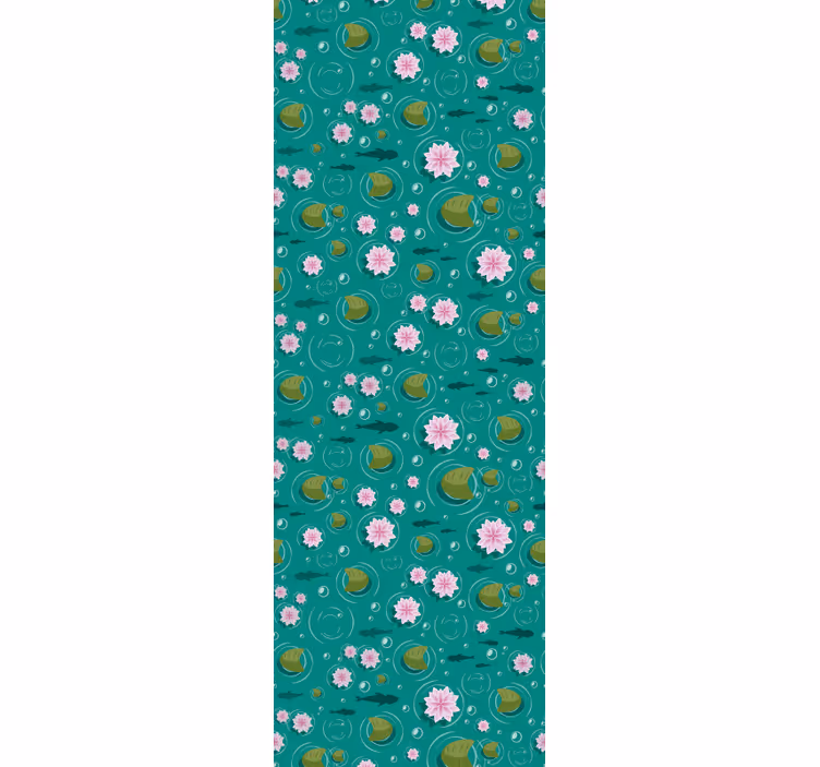 Carta da parati natura fiori acquatici - TenStickers