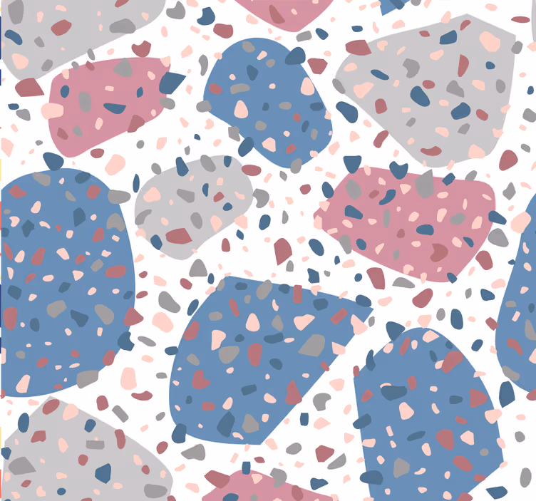 Carta da parati pois terrazzo maculato - TenStickers