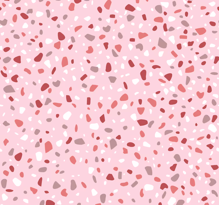 Carta da parati pois terrazzo strutturato - TenStickers