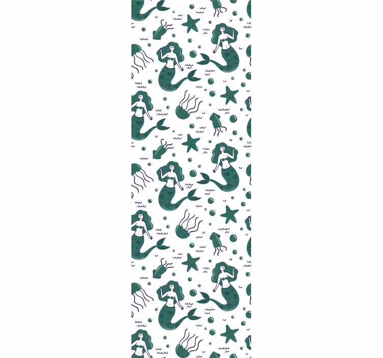Carta da parati natura sirene sottomarine - TenStickers