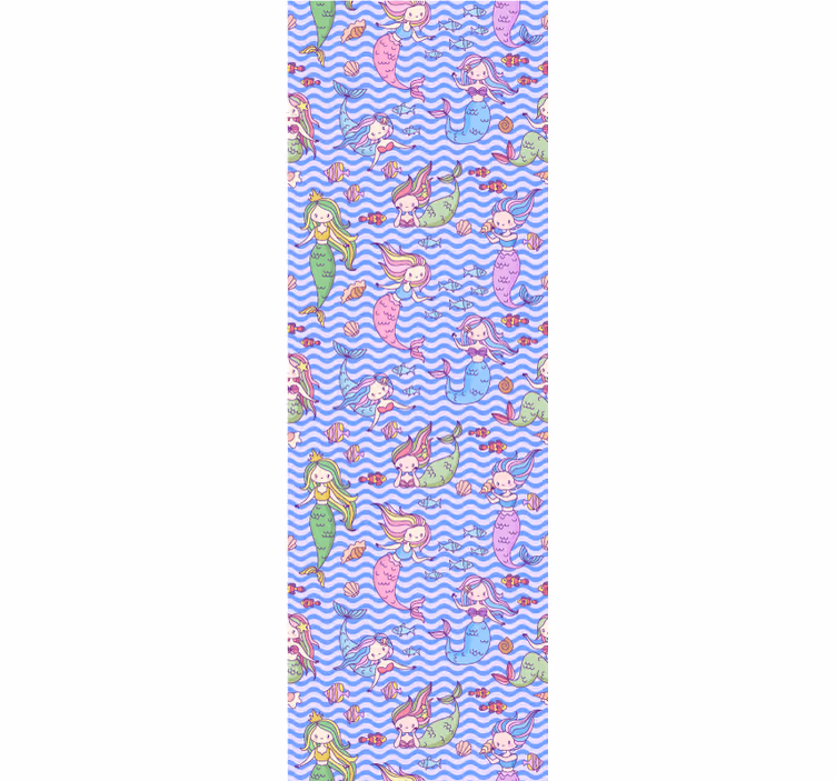 Carta da parati cameretta immagini di sirene - TenStickers