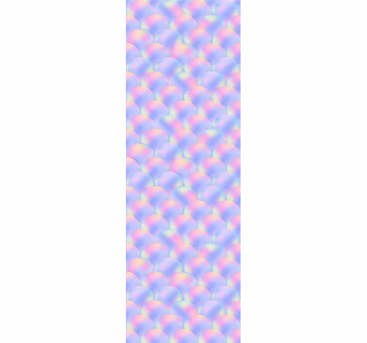 Carta da parati pois scaglie iridescenti - TenStickers