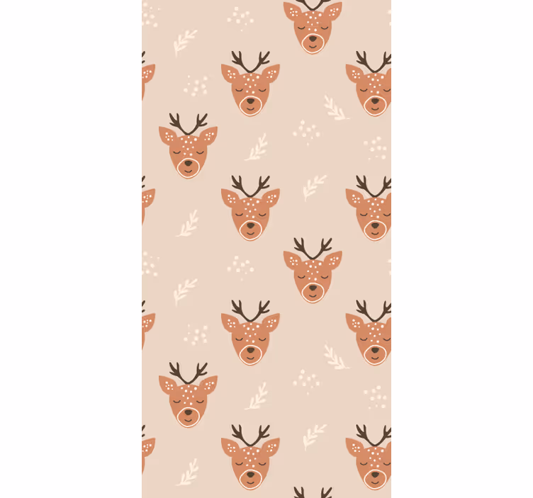 Carta da parati animali modello di renna - TenStickers