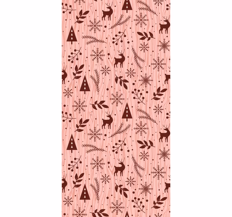 Carta da parati animali scena della foresta di renne - TenStickers