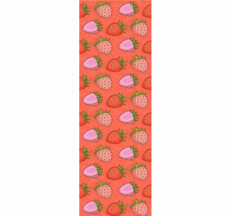 carta da parati cucina delizia alle fragole - TenStickers