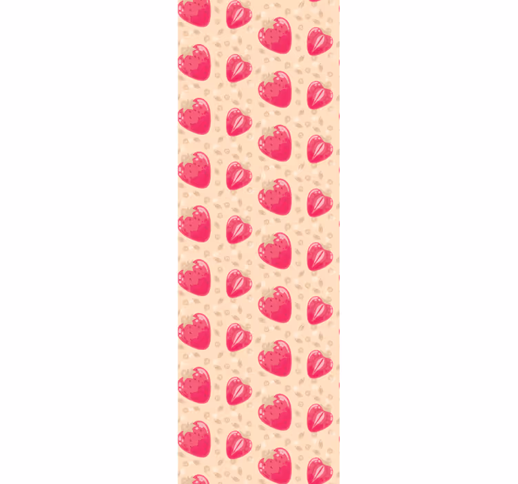 carta da parati cucina modello di cuori - TenStickers