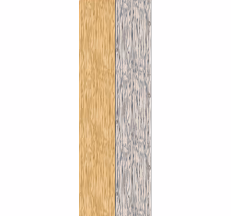 Carta da parati effetto legno motivo a strisce di legno - TenStickers