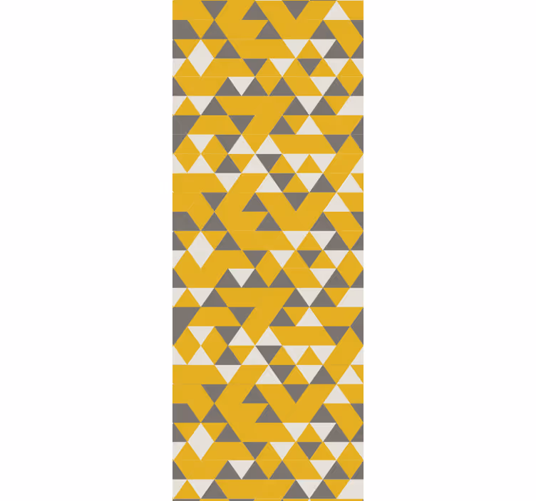 Carta da parati geometrica insieme di triangoli geometrici - TenStickers