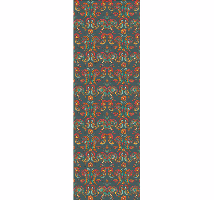 Carta da parati ornamentale motivo ornamentale barocco - TenStickers